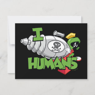 Tarjeta Pequeña MARVIN THE MARTIAN™ I Laser Humans