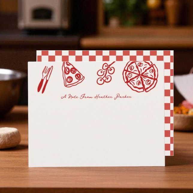 Tarjeta Pequeña Más Fiesta de pizza tema personalizado (Subido por el creador)