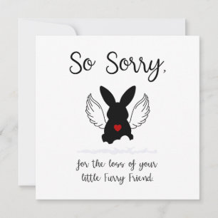 Tarjeta Pequeña Mascota Bunny Sympathy