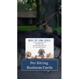 Tarjeta Pequeña Mascota del Metro Sitting Dog Cat