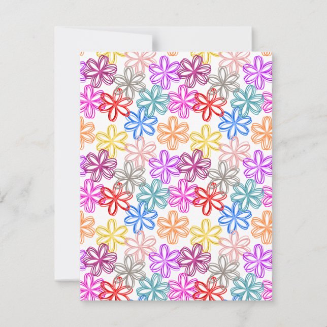 Tarjeta Pequeña May Flowers (Anverso)