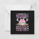 Tarjeta Pequeña Mechanic Is My Life<br><div class="desc">Mechanic Is My Life</div>