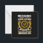 Tarjeta Pequeña Mechanic Using A High School Diploma<br><div class="desc">Mechanic Using A High School Diploma</div>