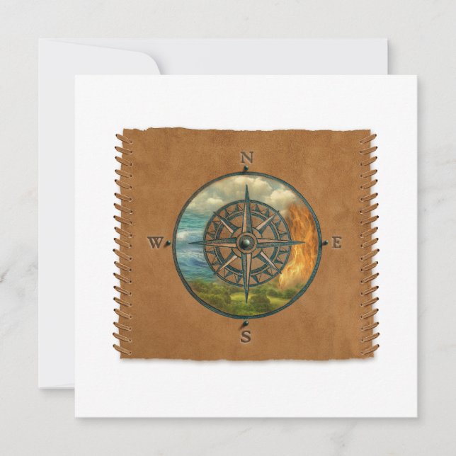 Tarjeta Pequeña Medicine Wheel - Personalized Notecard (Anverso)