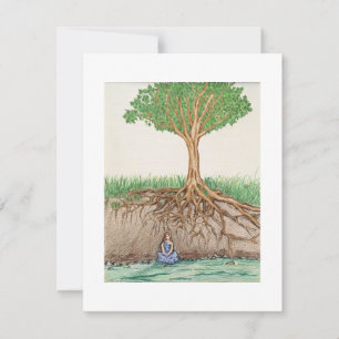 Tarjeta Pequeña Meditación de base
