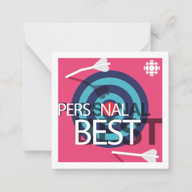Tarjeta Pequeña Mejor Bastante Personal de CBC (Anverso)