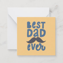 Tarjeta Pequeña Mejor Papá del Mundo