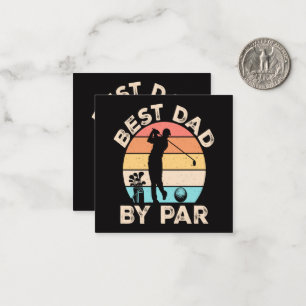 Tarjeta Pequeña Mejor Papá Por Golf Par
