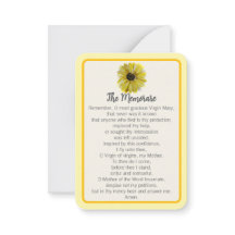 Memorare Notecard: "Hoy rezo por ti"