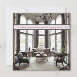 Tarjeta Pequeña Mensaje de corazón: "Escribe tu historia de amor"