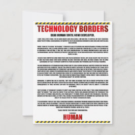 TARJETA PEQUEÑA MENSAJE DE FRONTERAS TECNOLÓGICAS