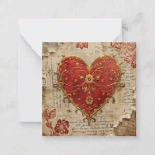 Tarjeta Pequeña Mi Corazón 