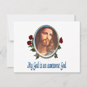 Tarjeta Pequeña Mi Dios es un Dios maravilloso verso de la Biblia