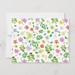 Tarjeta Pequeña Mi Diseño de Flor 6