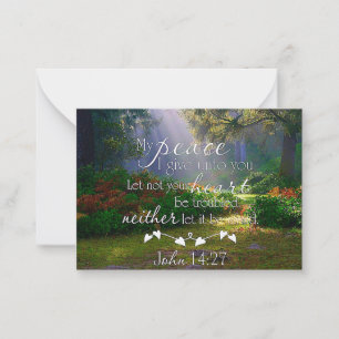 Tarjeta Pequeña Mi jardín de paz