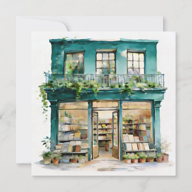 Tarjeta Pequeña Mi librería  (Anverso)