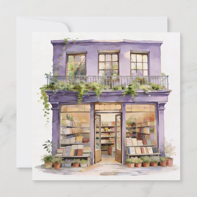 Tarjeta Pequeña Mi librería  (Anverso)