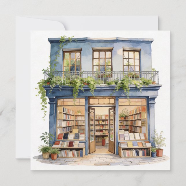 Tarjeta Pequeña Mi librería (Anverso)