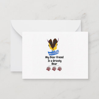 Tarjeta Pequeña Mi querido amigo