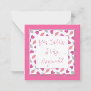 Tarjeta Pequeña Mini Little Gracias