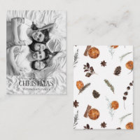 Mini Naranja Feliz Navidad Fotos en blanco y negro