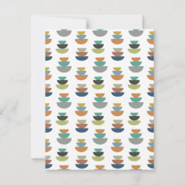 Tarjeta Pequeña Minimalismo moderno de mediados de siglo