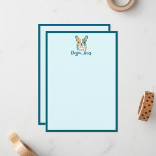Tarjeta Pequeña Minimalista – Bulldog Francés