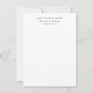 Tarjeta Pequeña Minimalista Clásico Plano Simple Negro Blanco