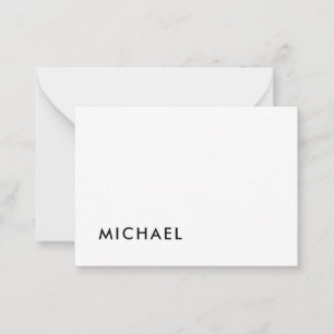 Tarjeta Pequeña Minimalista elegante profesional clásico simple