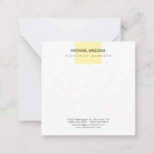 Tarjeta Pequeña Minimalista Moderna Simple Llana
