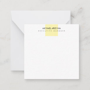 Tarjeta Pequeña Minimalista Moderna Simple Llana