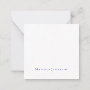 Tarjeta Pequeña Minimalista Moderna Simple Propio Nombre