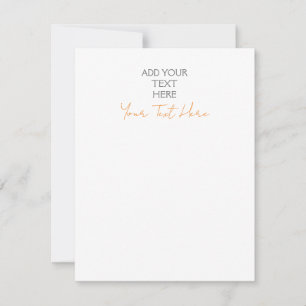 Tarjeta Pequeña Minimalista Moderno Personalizado Agregar Texto
