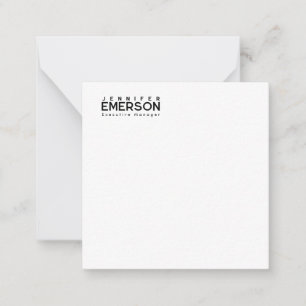 Tarjeta Pequeña Minimalista moderno profesional sencillo