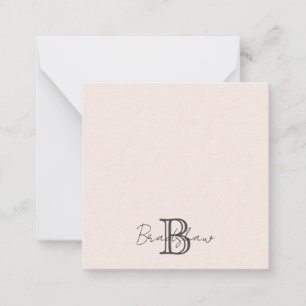 Tarjeta Pequeña Minimalista moderno rosa Rubor