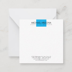 Tarjeta Pequeña Minimalista Moderno Simple Plano