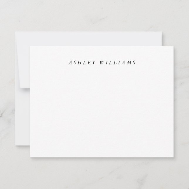 Tarjeta Pequeña Minimalista moderno y sencillo (Anverso)