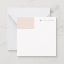 Tarjeta Pequeña Minimalista Profesional Simple Notable