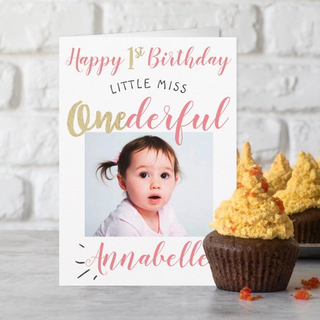 Tarjeta Pequeña Miss Maravillosa Foto de cumpleaños (Subido por el creador)