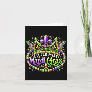 Tarjeta Pequeña Miss Mardi Gras 2025 Mujeres de Nueva Orle