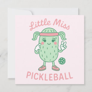 Tarjeta Pequeña Miss Pickleball