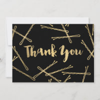 Moda Café Bobby Pins Salón del Pelo Negro Gracias