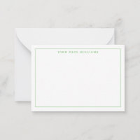 Moda Kelly Green Profesional Simple Delgado Borde