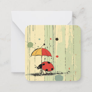 Tarjeta Pequeña Moda Ladybug Grace