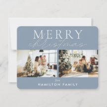 Moda Script Caligrafía Feliz Navidad Dos Foto