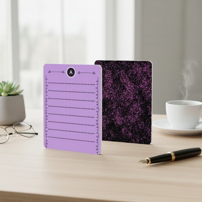 Tarjeta Pequeña Modern, Elegant Abstract Stationery Flat Note Card (Subido por el creador)