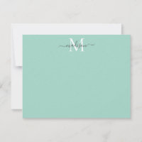 Moderna elegancia de escritura Girly Monograma Min