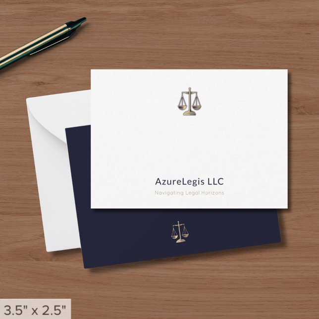 Tarjeta Pequeña Moderna escala de justicia Minimalista legal (Subido por el creador)