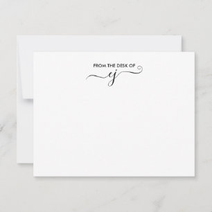 Tarjeta Pequeña Moderna historia Minimalista personalizada en blan