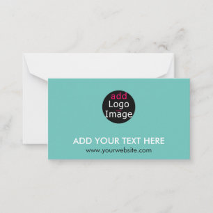 Tarjeta Pequeña Moderna Moda profesional Personalizado marca Mint 